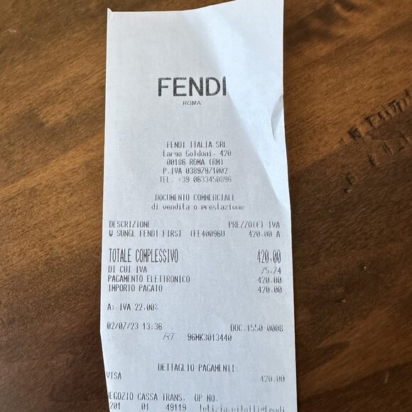 FENDI Sunglasses AUTHENTIC main image 7